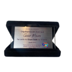 Placas de homenagens